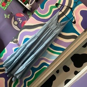 Long Blue Maxi Dress